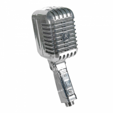 Mikrofono formos retro stiliaus dušo galvutė