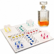 Žaidimas Ludo su taurelėmis