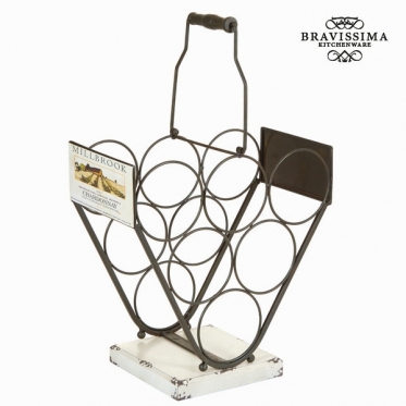 Trikampis laikiklis buteliams - Art & Metal Kolekcija by Bravissima Kitchen