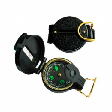 Lensatic kompasas su dangteliu ir vaizdo ieškikliu