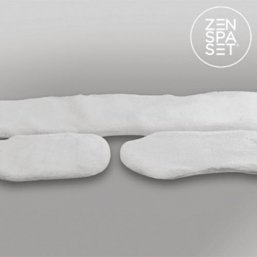Zen Spa Rinkinys (Paklotas + Atpalaiduojančios pagalvėlės) | Šaltis ir šiluma