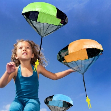 Žaislinis parašiutininkas (galimi spalvų pasirinkimai)