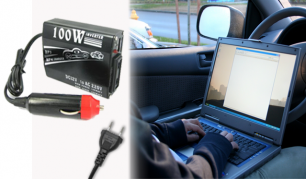 Automobilinis įtampos keitiklis iš 12V į 220V (skirtingi galingumo pasirinkimai)