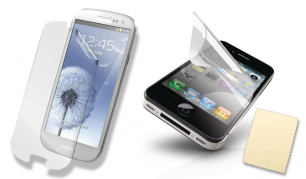 2vnt apsauginių plėvelių "Samsung" arba "Apple" telefonams