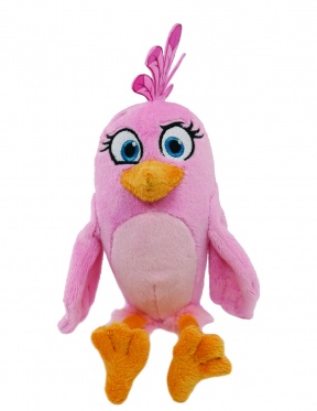 Pliušinis žaislas "Angry birds" 20cm (rožinis)