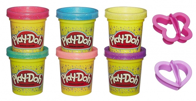 "Play-Doh" žvilgantis plastilino rinkinys