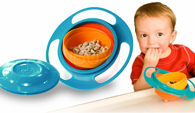 Niekada neišsipilantis dubenėlis "Whirly Bowl" Jūsų mažyliui!