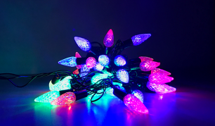 6,7 m 50 LED lempučių šventinė girlianda - "Modern"