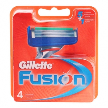 Skutimosi peiliukai Gillette FUSION (4 vnt.)