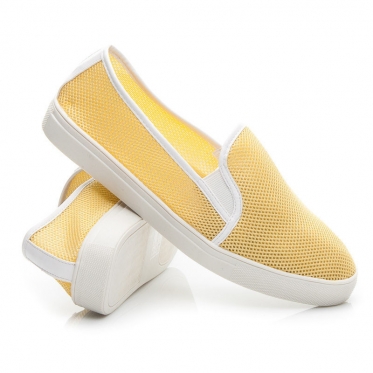 Geltoni moteriški laisvalaikio batai  