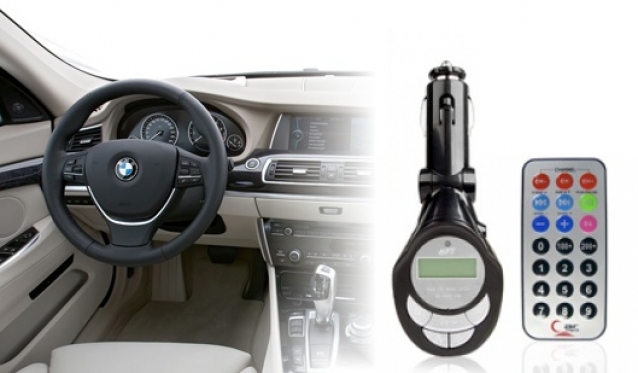 Automobilinis FM bangų moduliatorius – Mp3 grotuvas