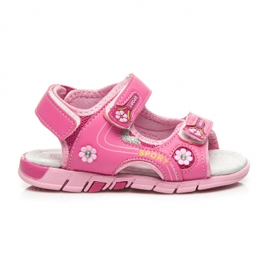 Rožiniai vaikiški sandalai