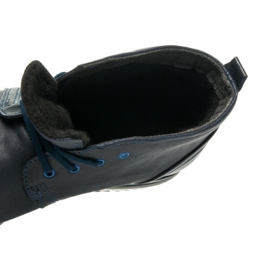 Mėlyni vyriški sezoniniai batai su aulu