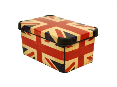 Plastikinė dėžė daiktams "Curver Deco UK Flag"