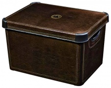 Plastikinė dėžė daiktams "Curver Deco Leather"