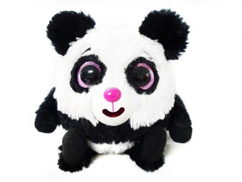 Pliušinis žaislas su garsais "Juodai balta panda"