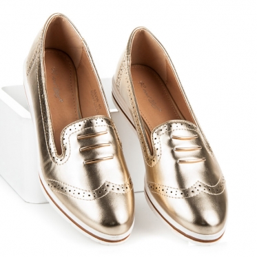 Auksiniai moteriški batai  