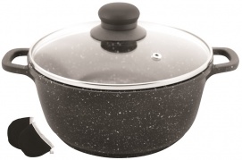 Marmurinės dangos puodas 24cm "King Hoff" 3.1L