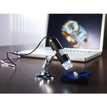 USB skaitmeninis mikroskopas 200x su LED apšvietimu