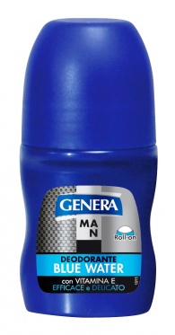 Rutulinis dezodorantas vyrams "Genera Blue Water", 50 ml