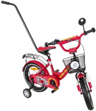 Vaikiškas raudonas dviratis "Tomabike", 14"