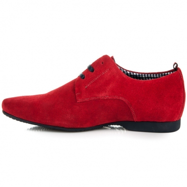 Raudoni vyriški laisvalaikio batai
