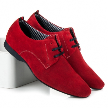 Raudoni vyriški laisvalaikio batai