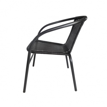 Stilinga, tvirto metalo bei patogi sodo kėdė