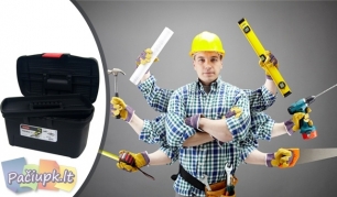 Patvari įrankių dėžė CURVER HEROBOX 16''