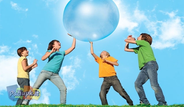 "Wubble Bubble" kamuolys - tikra atrakcija vaikams!