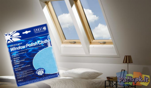 Šluostė langams blizginti "Smart Window Polish Cloth"