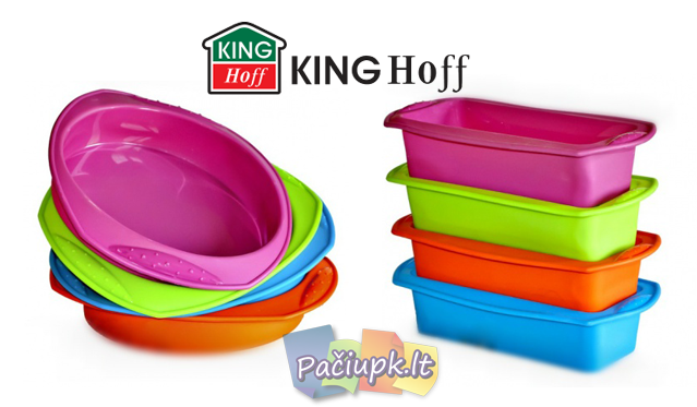 "King Hoff" silikoninė kepimo forma (galimi modelių ir spalvų pasirinkimai) 