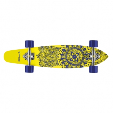 Riedlentė Street Surfing Kicktail - Mandala Massala 36 Longboard