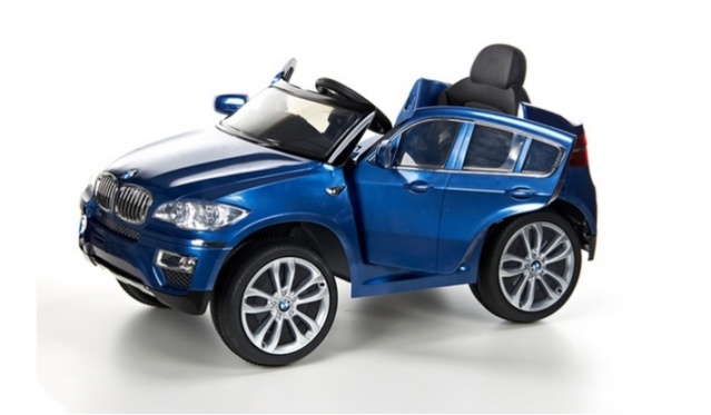Vaikiškas elektromobilis BMW X6 Mėlynas