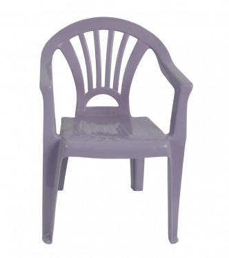 Vaikiška plastikinė kėdė violetinė