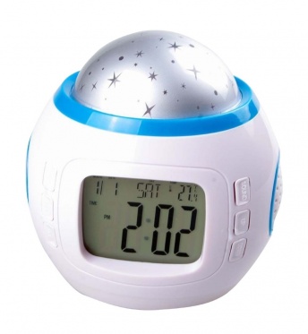 Projekcinis laikrodis – žadintuvas su integruota muzikos sistema ir termometru