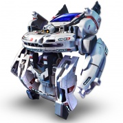 Robotas - konstruktorius su saulės baterijomis "7 in 1 Solar Space Fleet"