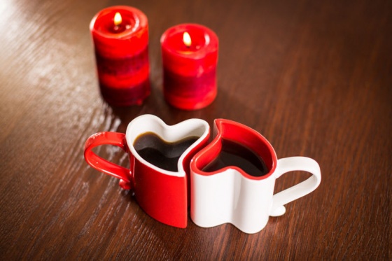 Įsimylėjėlių puodeliai - širdelės
