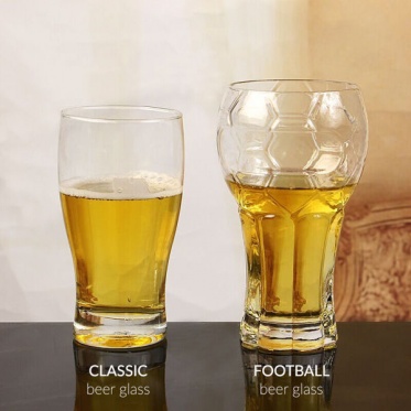 Alaus stiklinė "Football"