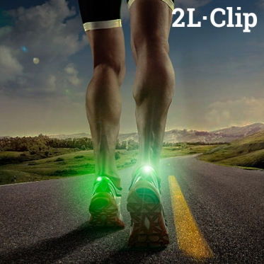 Apsauginė LED šviesa sportiniams bateliams "2L·Clip"
