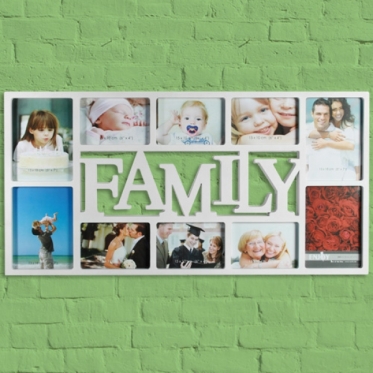 Nuotraukų rėmelis Family (10 nuotraukų) (galimi spalvų pasirinkimai)