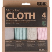 Mikropluošto šluosčių rinkinys "Smart Microfiber Cloth", 4 vnt. Mikropluošto šluosčių rinkinys "Smart Microfiber Cloth", 4 vnt.