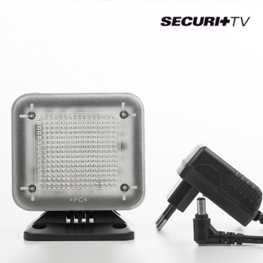 Televizoriaus skleidžiamos šviesos simuliatorius "Securi+TV"