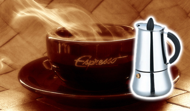Nerūdijančio plieno espresso kavos virdulys "King Hoff" 450 ml