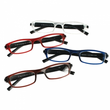 Skaitymo akiniai su lanksčiu dėklu (galimi spalvų ir stiprumo pasirinkimai)