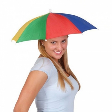 Spalvotas galvos skėtis