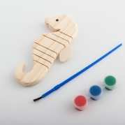 Nudažomas 3D medinis gyvūnas (5 dalys) Nudažomas 3D medinis gyvūnas (5 dalys)