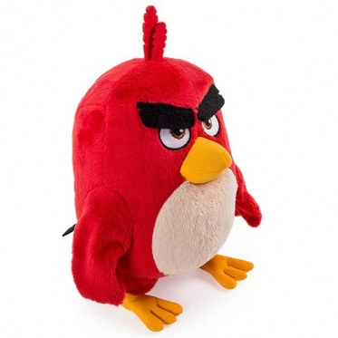 Pliušinis žaislas "Angry birds" 20cm (raudonas)