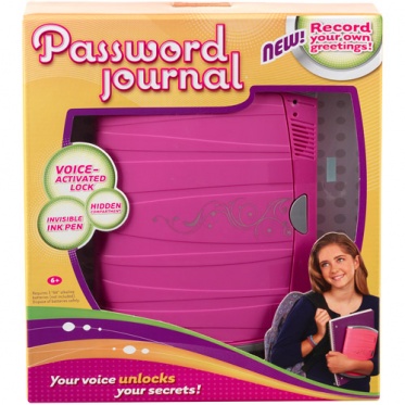 Balsu atrakinamas dienoraštis "Password Journal"