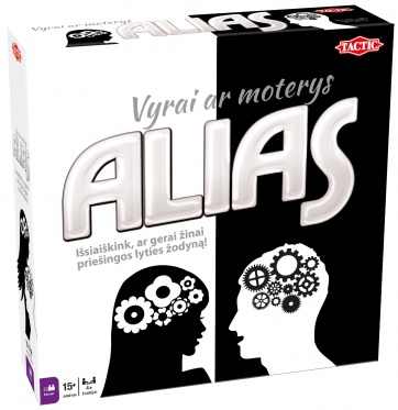 Stalo žaidimas "Alias: vyrai ar moterys?"